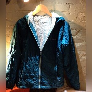 Columbia Blue Quilted Jacket